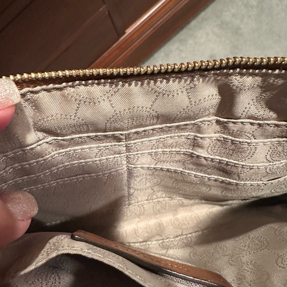 Michael Kors Tan Leather Wristlet - Picture 3 of 11